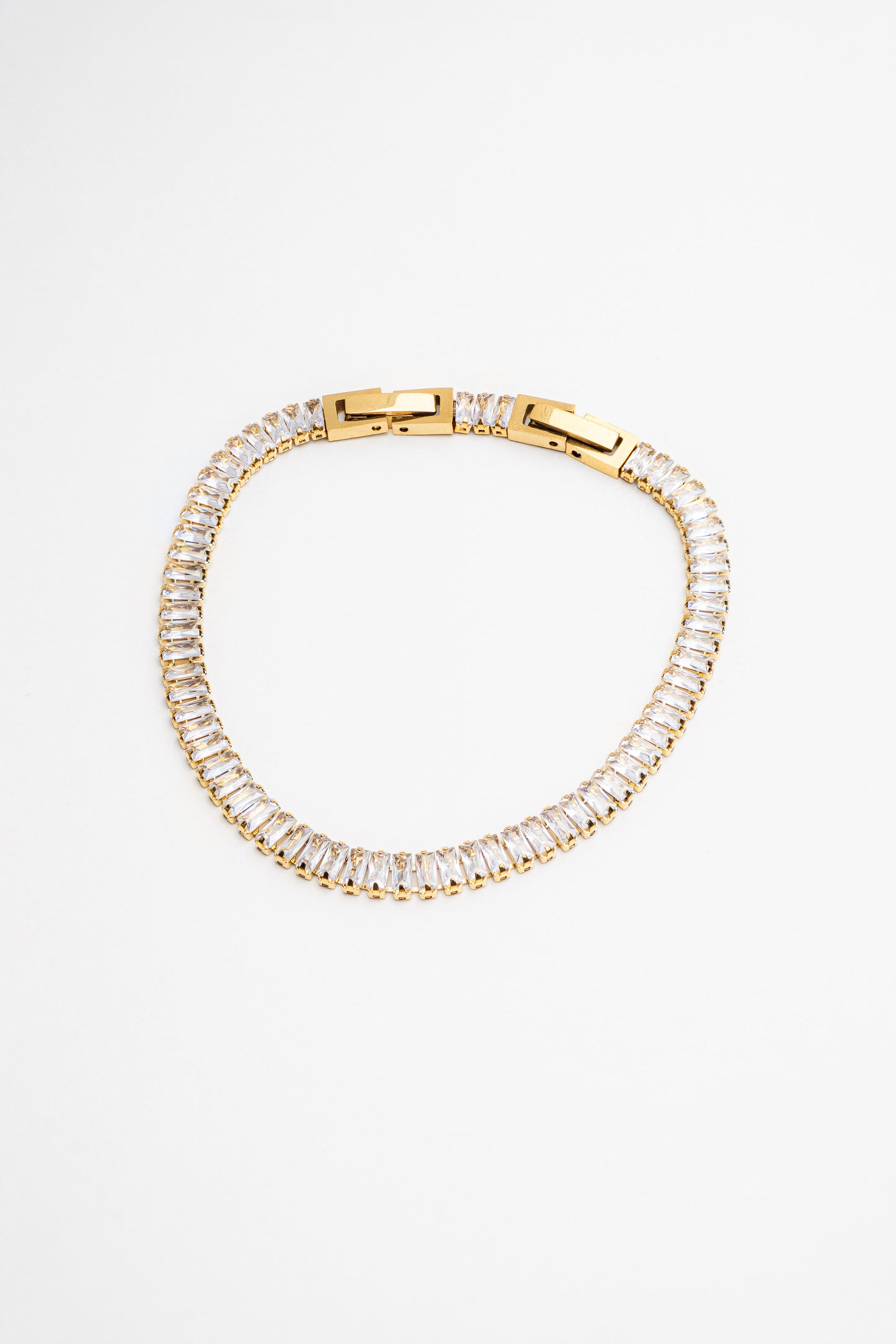 Naira Gold Color Tarnish Resistant Steel Waterway Adjustable Bracelet