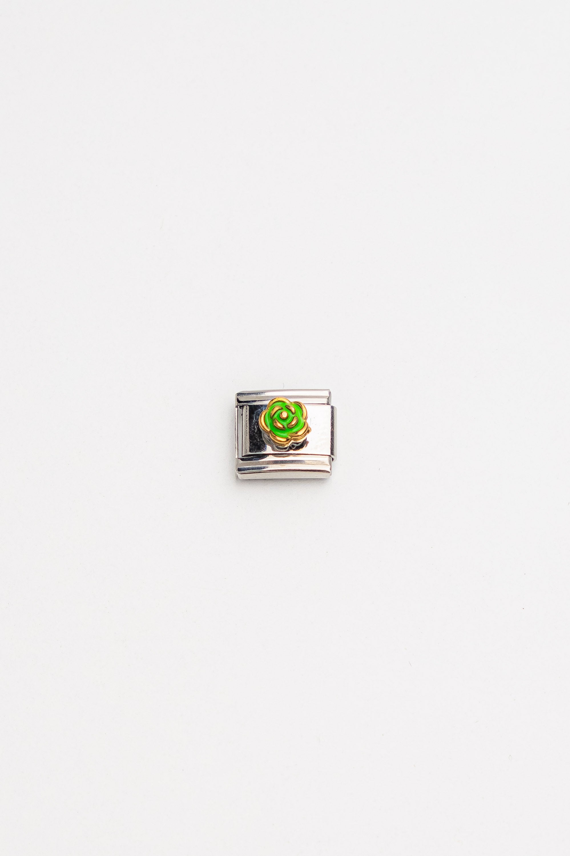 Galway Silver Color Tarnish Resistant Steel Nomination Charm