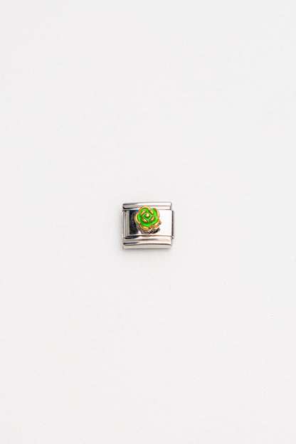 Galway Silver Color Tarnish Resistant Steel Nomination Charm
