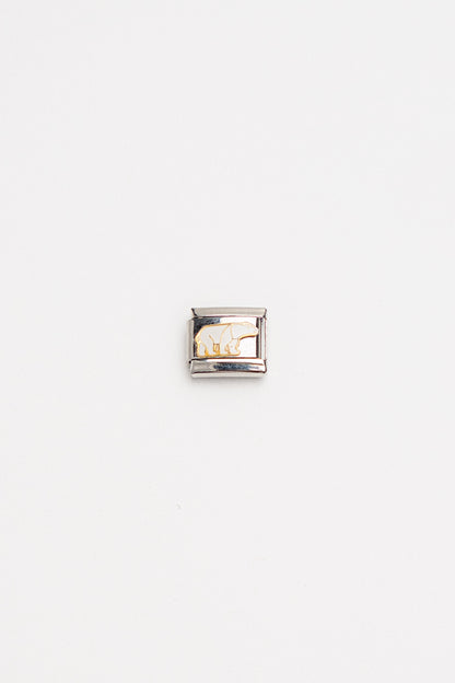 Galway Silver Color Tarnish Resistant Steel Nomination Charm