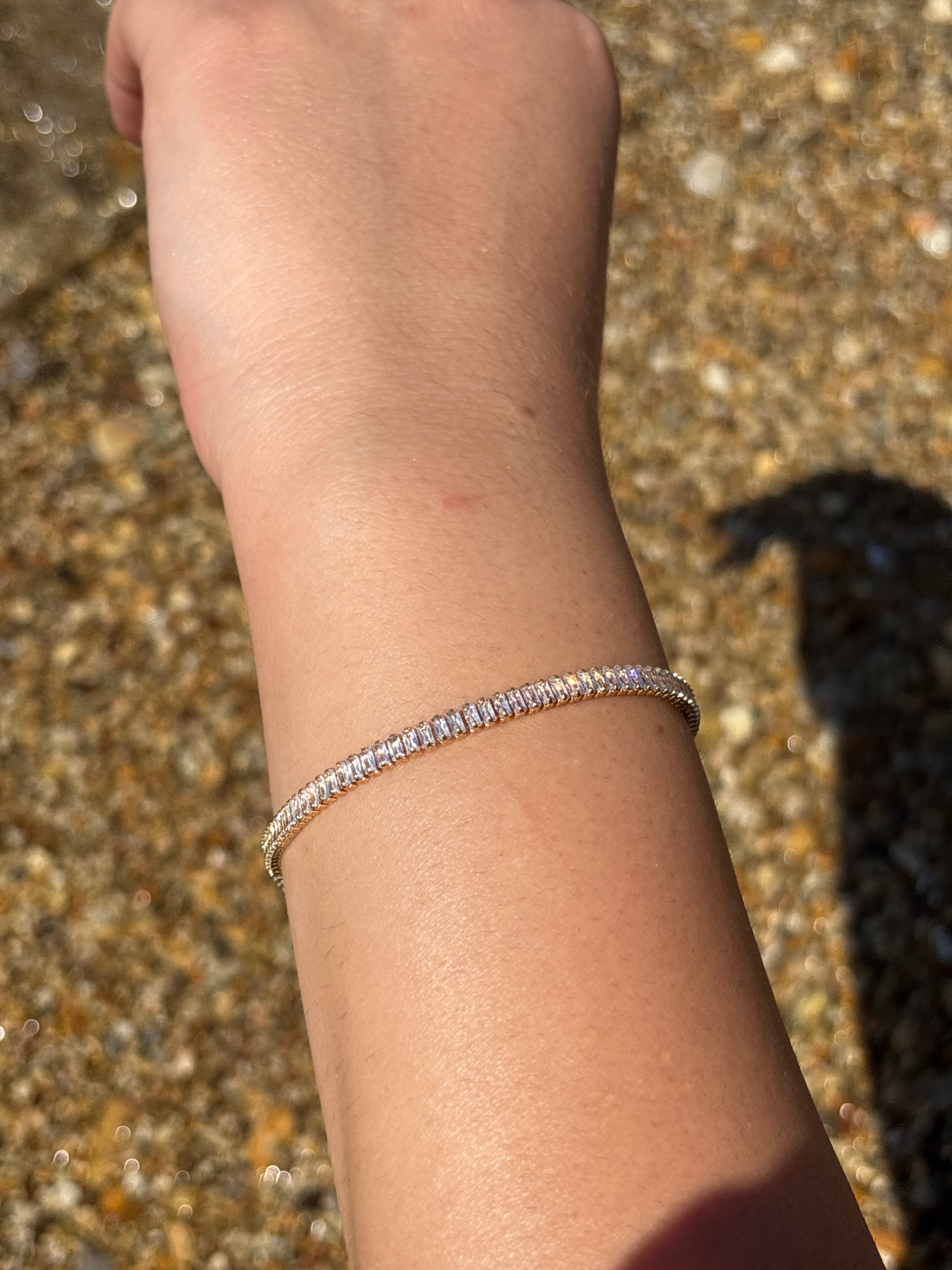Naira Gold Color Tarnish Resistant Steel Waterway Adjustable Bracelet